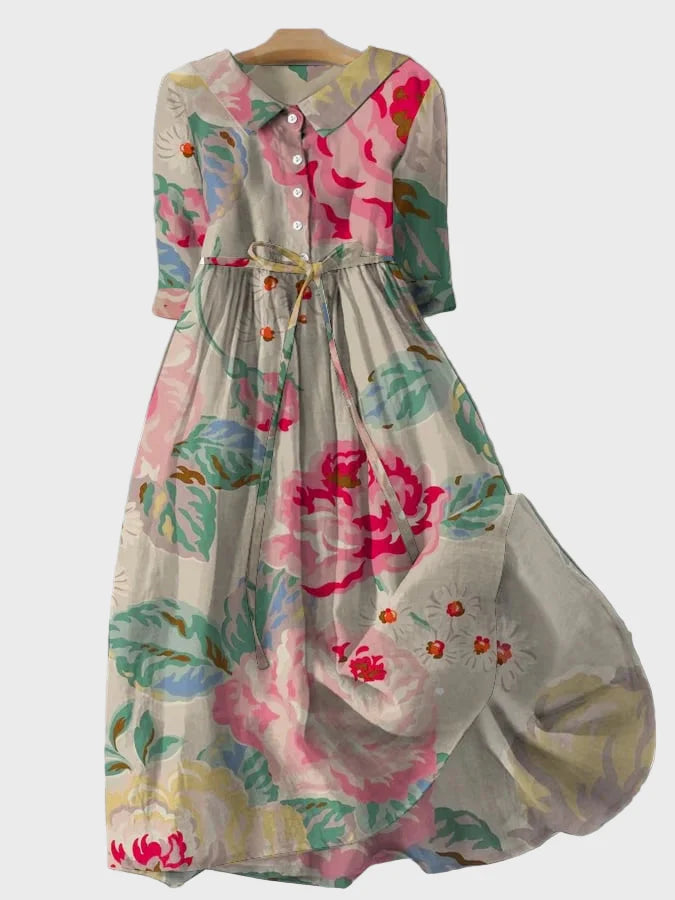 Boho Stylové Květinové Šaty