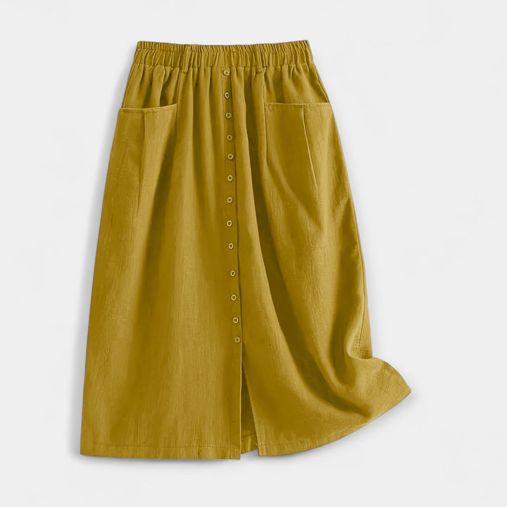 Midi sukně s vintage stylem