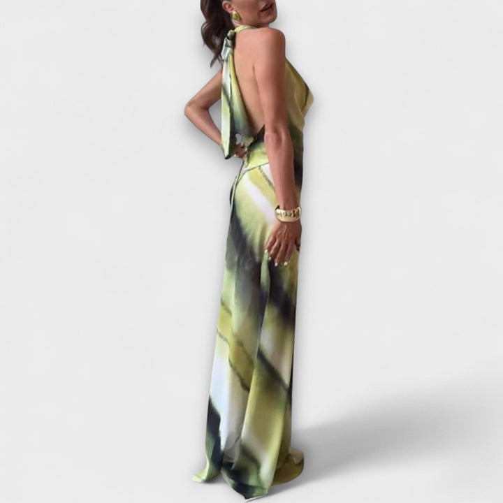 Klasické Tie-Dye Gradient Maxi Šaty