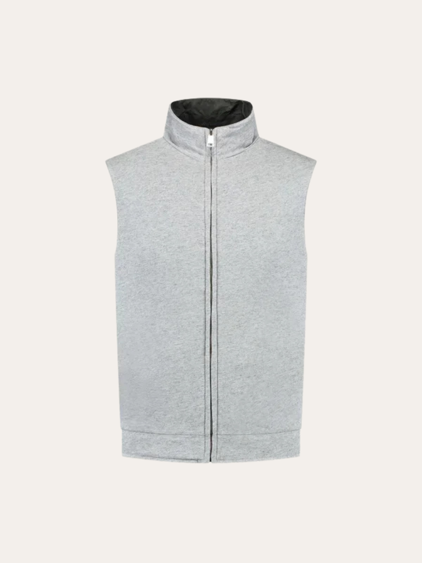 Oboustranný městský bodywarmer - Černý