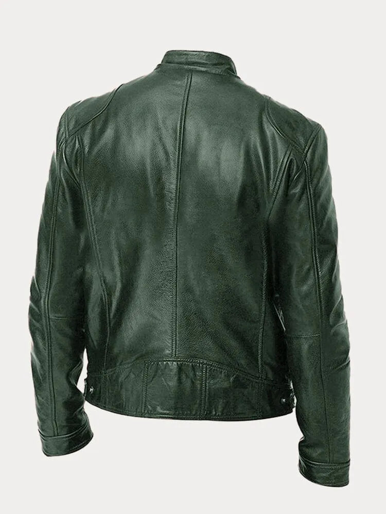 Victor™ Casual Kožená Bunda: Nadčasový Design a Komfort