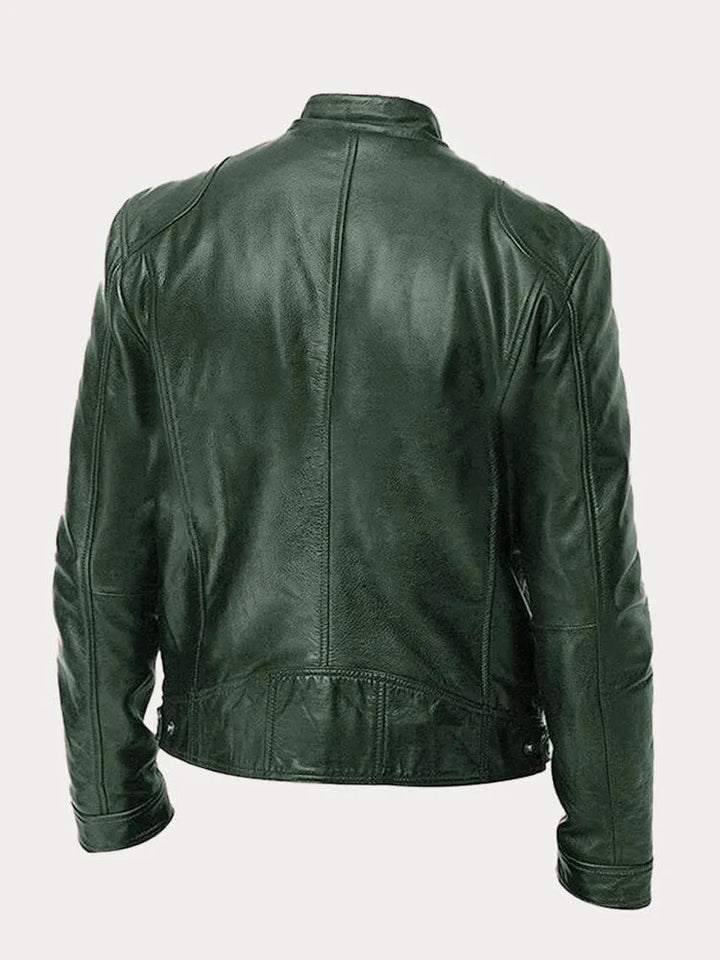 Victor™ Casual Kožená Bunda: Nadčasový Design a Komfort
