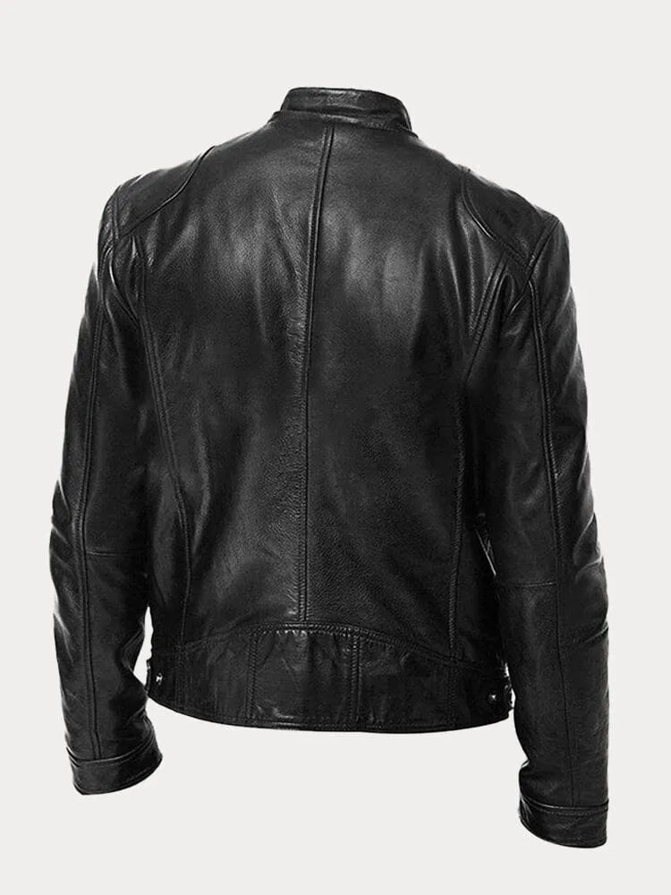 Victor™ Casual Kožená Bunda: Nadčasový Design a Komfort