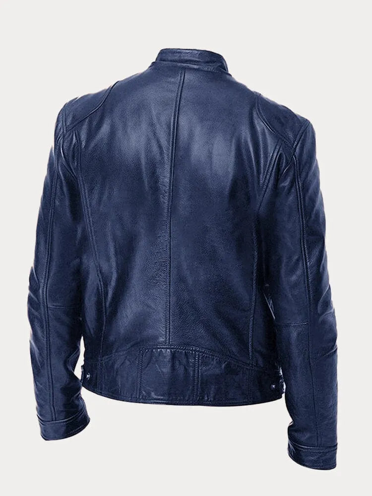 Victor™ Casual Kožená Bunda: Nadčasový Design a Komfort
