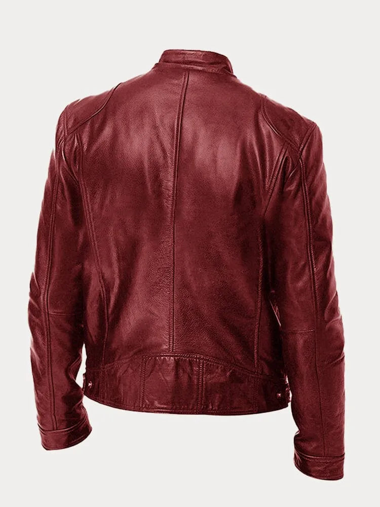Victor™ Casual Kožená Bunda: Nadčasový Design a Komfort