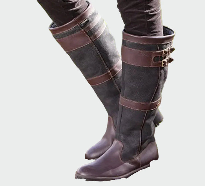 Retro kožené boty